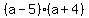 %28a-5%29%28a%2B4%29