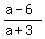 %28a-6%29%2F%28a%2B3%29
