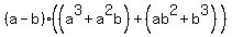 %28a-b%29%28%28a%5E3%2Ba%5E2b%29%2B%28ab%5E2%2Bb%5E3%29%29