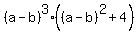 %28a-b%29%5E3%28%28a-b%29%5E2%2B4%29