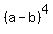 %28a-b%29%5E4