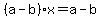 %28a-b%29x=a-b