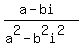 %28a-bi%29%2F%28a%5E2-b%5E2i%5E2%29