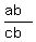 %28ab%29%2F%28cb%29