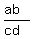 %28ab%29%2F%28cd%29
