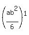 %28ab%5E2%2F6%29%5E1