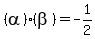 %28alpha%29%28beta%29=-1%2F2