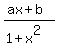 %28ax%2Bb%29%2F%281%2Bx%5E2%29
