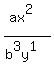 %28ax%5E2%29%2F%28b%5E3y%5E1%29