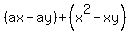%28ax-ay%29%2B%28x%5E2-xy%29