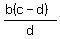 %28b%28c-d%29%29%2Fd
