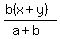 %28b%28x%2By%29%29%2F%28a%2Bb%29