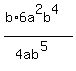 %28b%2A6a%5E2b%5E4%29%2F%284ab%5E5%29