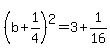 %28b%2B1%2F4%29%5E2=3%2B1%2F16