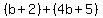 %28b%2B2%29%2B%284b%2B5%29