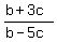 %28b%2B3c%29%2F%28b-5c%29