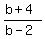 %28b%2B4%29%2F%28b-2%29