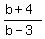 %28b%2B4%29%2F%28b-3%29