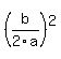 %28b%2F2a%29%5E2%29