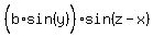 %28b%5E%22%22%2Asin%28y%29%29%2Asin%28z-x%29