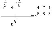 %28b%5E%281%2F2%29%2Ab%5E%28-7%2F8%29%29%2F+b%5E%281%2F8%29=b%5E%284%2F8-7%2F8-1%2F8%29