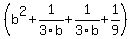 %28b%5E2%2B1%2F3b%2B1%2F3b%2B1%2F9%29