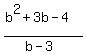 %28b%5E2%2B3b-4%29%2F%28b-3%29
