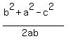 %28b%5E2%2Ba%5E2-c%5E2%29%2F%282ab%29