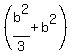 %28b%5E2%2F3%2Bb%5E2%29