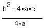 %28b%5E2-4%2Aa%2Ac%29%2F%284%2Aa%29