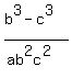 %28b%5E3+-+c%5E3%29%2F%28ab%5E2c%5E2%29