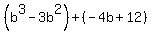 %28b%5E3-3b%5E2%29%2B%28-4b%2B12%29