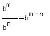 %28b%5Em%29%2F%28b%5En%29=b%5E%28m-n%29
