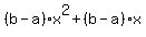 %28b-+a%29x%5E2%2B%28b-+a%29x