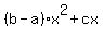 %28b-+a%29x%5E2%2B+cx