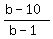 %28b-10%29%2F%28b-1%29