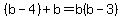 %28b-4%29%2Bb=b%28b-3%29