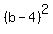 %28b-4%29%5E2
