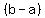 %28b-a%29