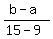 %28b-a%29%2F%2815-9%29