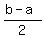 %28b-a%29%2F2