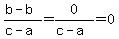 %28b-b%29%2F%28c-a%29+=+0%2F%28c-a%29+=+0