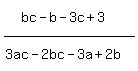 %28bc-b-3c%5E%22%22%2B3%29%2F%283ac%5E%22%22-2bc-3a%2B2b%29