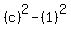 %28c%29%5E2-%281%29%5E2
