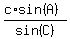 %28c%2Asin%28A%29%29%2Fsin%28C%29