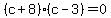 %28c%2B8%29%28c-3%29+=+0