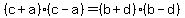 %28c%2Ba%29%28c-a%29=%28b%2Bd%29%28b-d%29