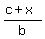 %28c%2Bx%29%2Fb