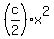 %28c%2F2%29x%5E2