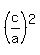 %28c%2Fa%29%5E2